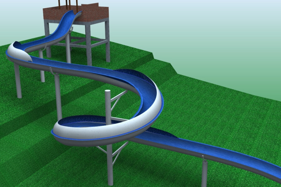 Diseño Tobogán - 3D