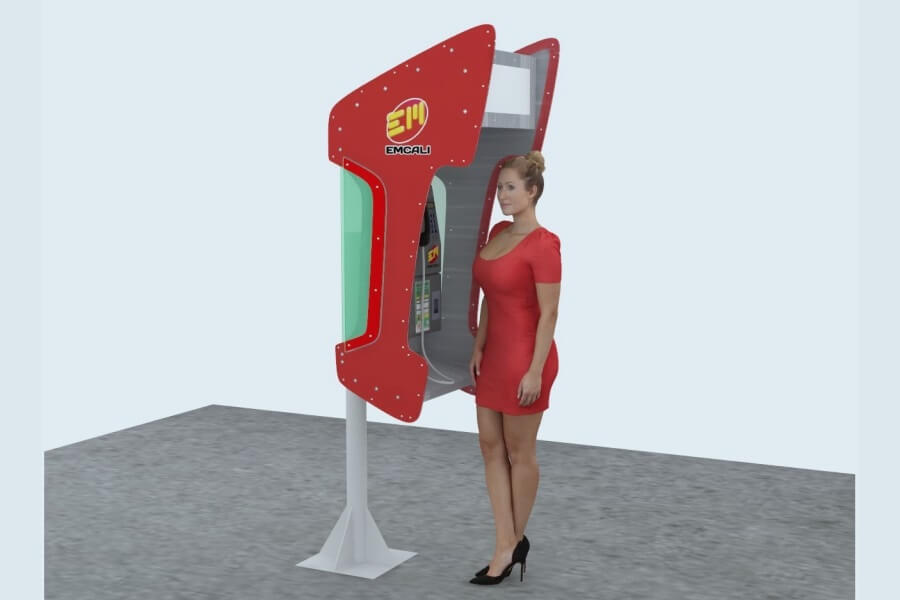 Cabina Telefónica - 3D