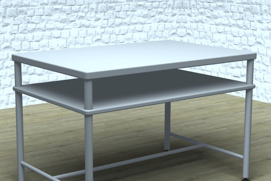 Mesa inox - 3D