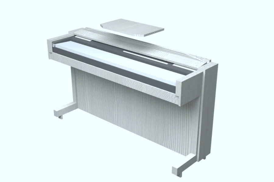 Mueble Piano Electrónico - 3D