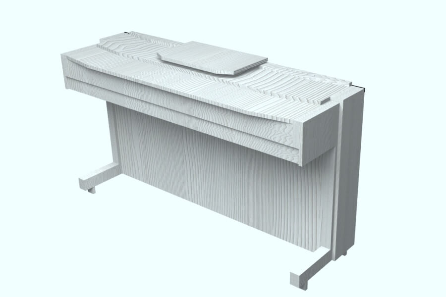 Mueble Piano Electrónico - 3D